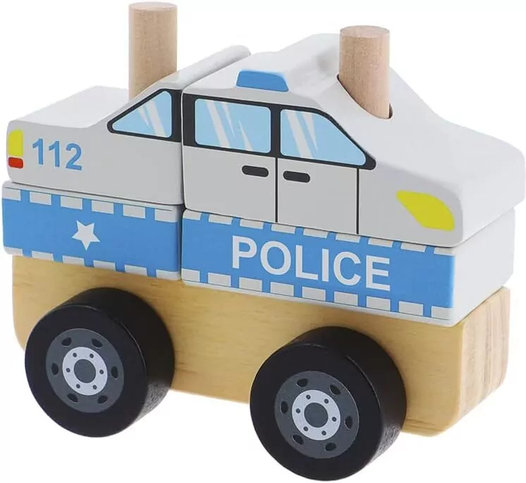 Trefl. Zabawka drewniana. Policja - tantis.pl