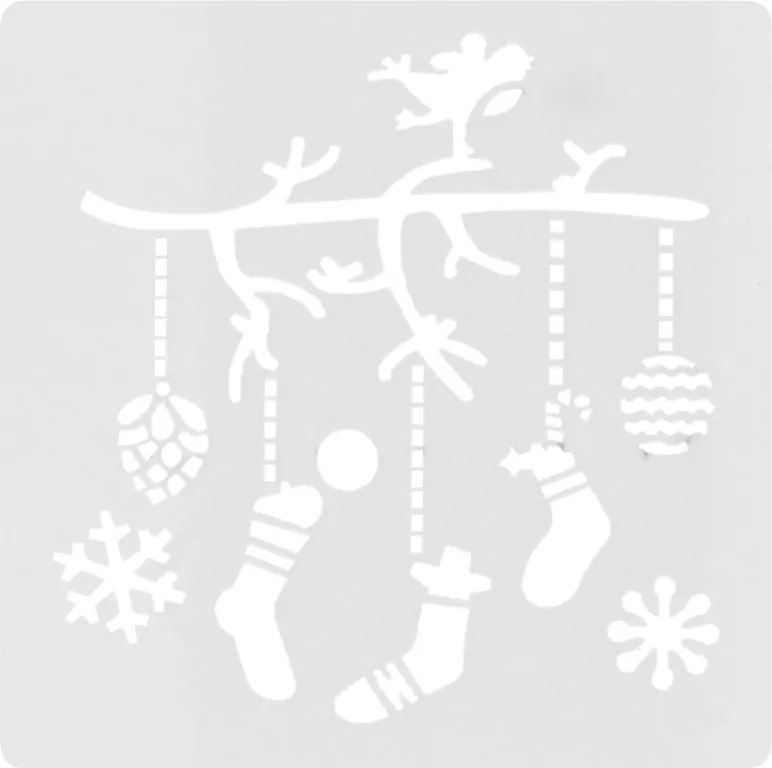 Szablony świąteczne wielokrotnego użytku - tantis.pl