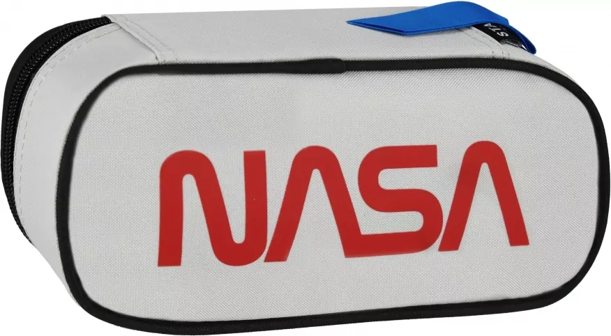Piórnik saszetka owalna zamek NASA popielata - tantis.pl