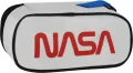 Piórnik saszetka owalna zamek NASA popielata - tantis.pl