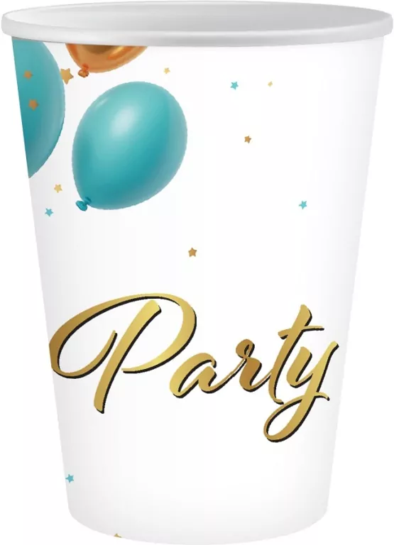 Kubeczki papierowe Party 250ml - tantis.pl