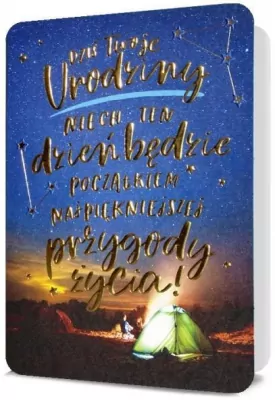 Karnet. Urodziny. HM200-2392