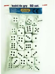 Kości do gry (kpl 50 sztuk)