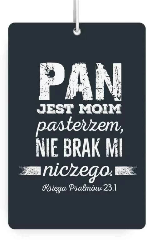 Zawieszka zapachowa. Pan jest moim pasterzem - tantis.pl
