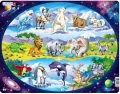 Układanka Larsen Maxi Animals Around the World - tantis.pl