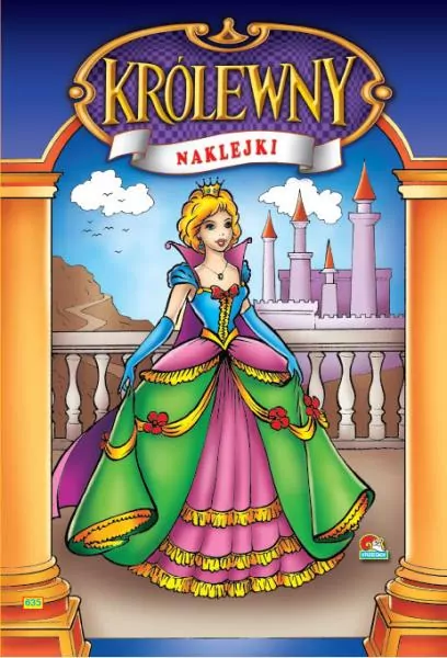 Królewny. Malowanka z naklejkami, mix - tantis.pl