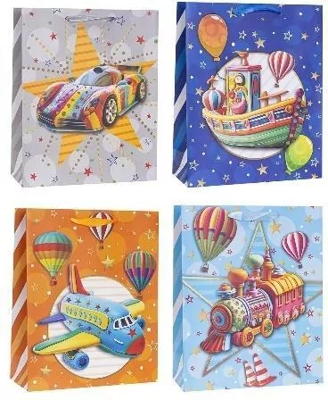 Torebka ozdobna 26x32x10cm dziecięce mix ROZETTE - tantis.pl