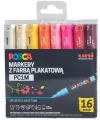 Markery plakatowe PC-1M 16 kolorów POSCA UNI - tantis.pl