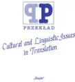 Cultural and Linguistic Jssues in Translation - tantis.pl