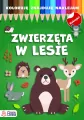 Koloruję, znajduję, naklejam. Zwierzęta w lesie - tantis.pl