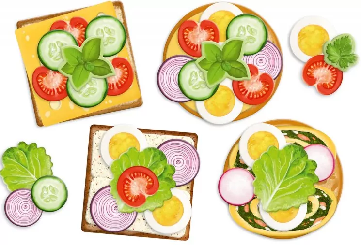 Śniadanko. Układanka - tantis.pl