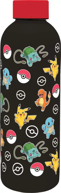 Butelka 800ml Pokemon 3D ze stali PK00043 - tantis.pl