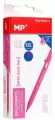 Długopis olejowy 1,0mm różowy (12szt) - tantis.pl