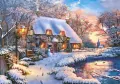 Puzzle 500 Winter Cottage CASTOR - tantis.pl