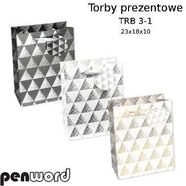 Torebka prezentowa 23x18x10cm MIX - tantis.pl
