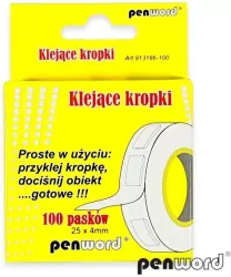 Klejące paski 100 pasków