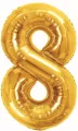 Balon foliowy B&C 8 Royal gold 85cm - tantis.pl