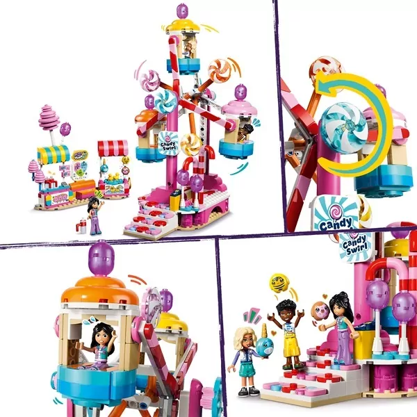 LEGO® Cukierkowo-babeczkowy diabelski młyn 42700 - tantis.pl