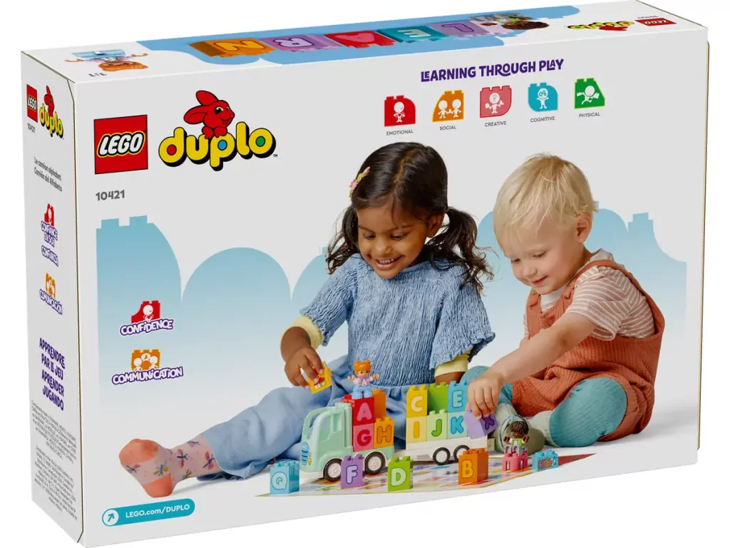 LEGO® DUPLO® Town. Ciężarówka z alfabetem 10421 - tantis.pl