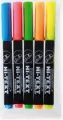 Zakreślacz FluoClip 7000 5 kolorów, w etui - tantis.pl
