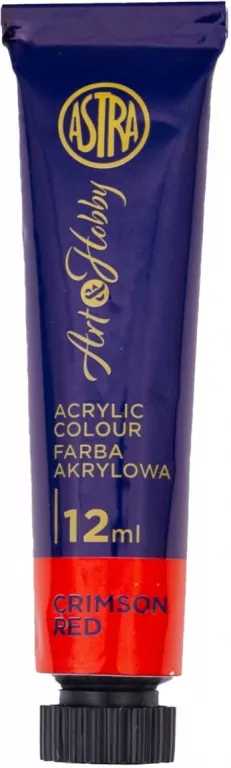Zestaw farb akrylowych 12kol 12ml ASTRA - tantis.pl
