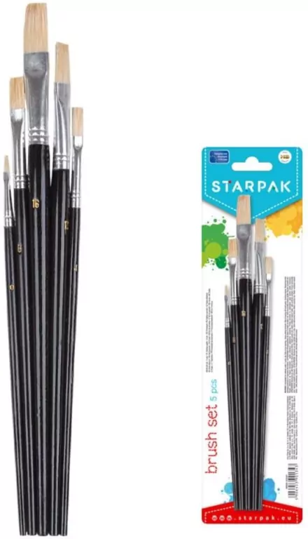 Zestaw 5 pędzli - tantis.pl
