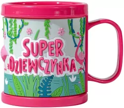 Kubek dla dziecka 3D Super Dziewczynka