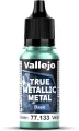 Vallejo: 77.133 - True Metallic Metal - Base - Beetle Green (18 ml) - tantis.pl