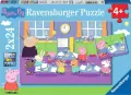 Puzzle 2D 2x24 Świnka Peppa i cała klasa 9099 - tantis.pl