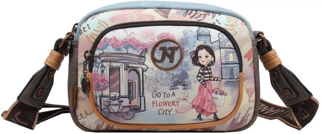 Torebka listonoszka Flower City - tantis.pl