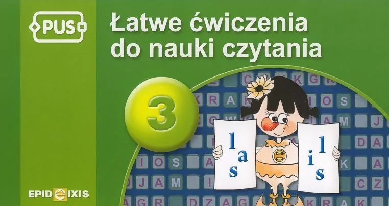 PUS. Łatwe ćwiczenia do nauki czytania. Część 3 - tantis.pl
