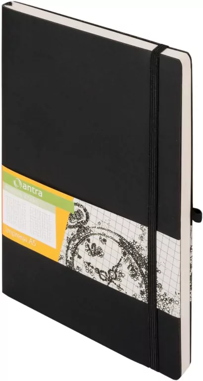 Notes A5 Kratka Impresja Czarny - tantis.pl
