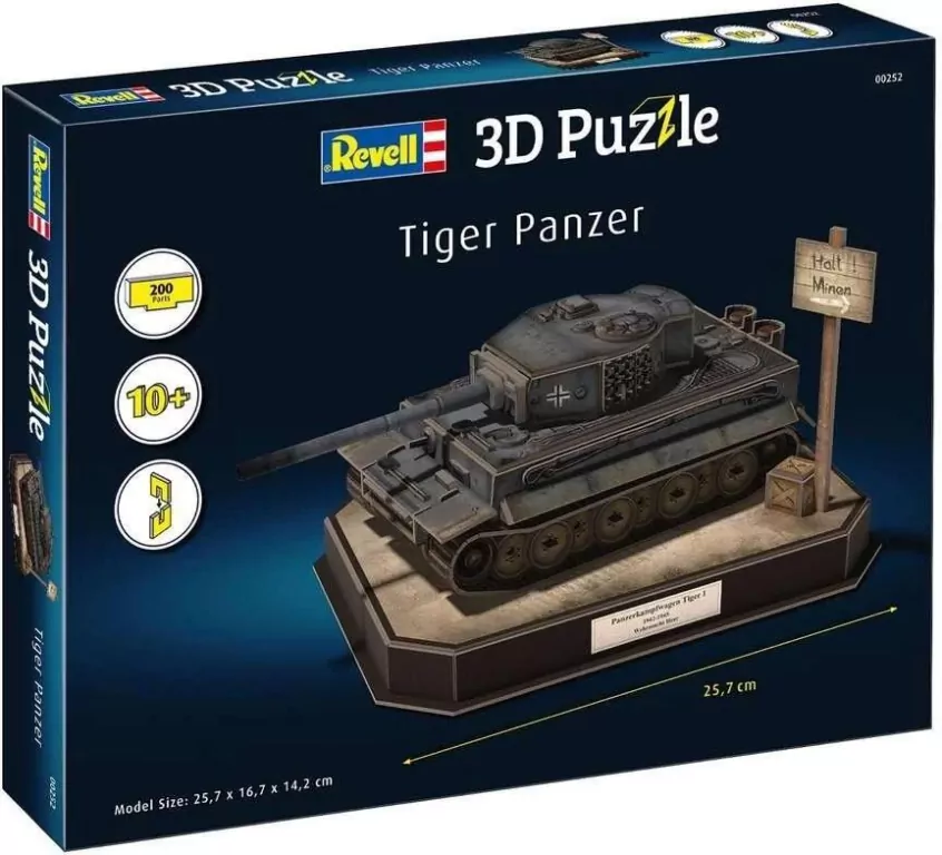 Puzzle 3D Tiger I - German Tank - tantis.pl