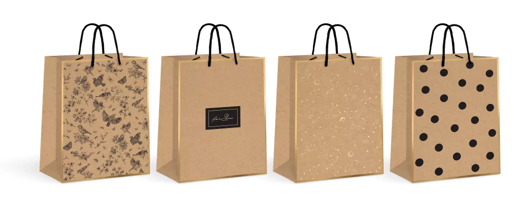 Torebka Jumbo Kraft Gold - tantis.pl