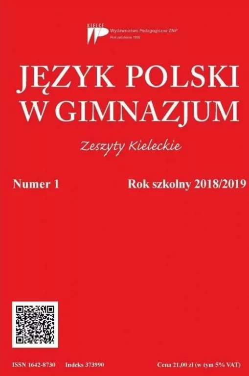 Język polski w gimnazjum nr 1 2018/2019 - tantis.pl