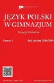 Język polski w gimnazjum nr 1 2018/2019 - tantis.pl