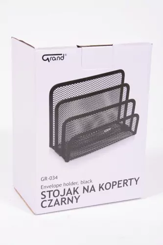 Stojak na koperty GR-034. Czarny. - tantis.pl