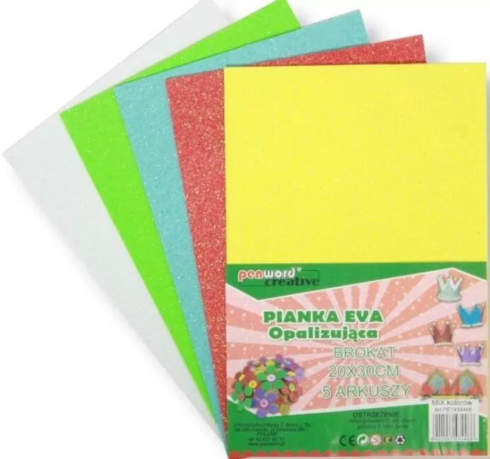 Pianka A4 opalizująca brokat 20x30 - tantis.pl