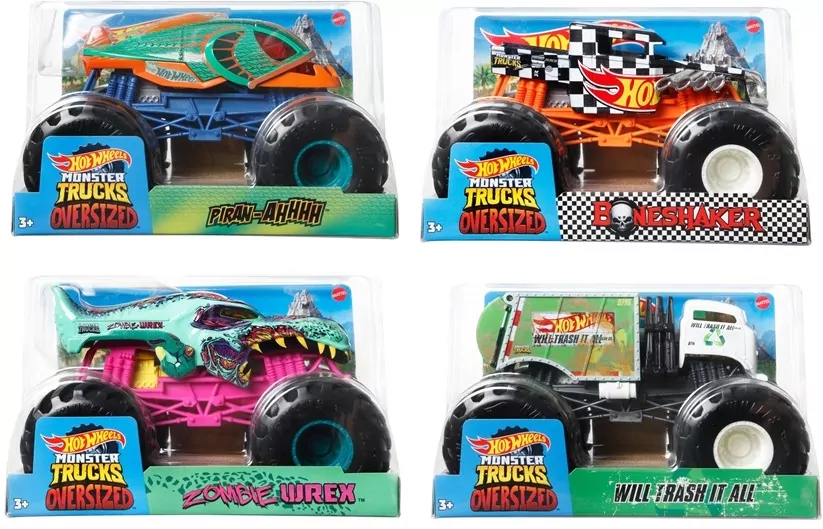 Hot Wheels Monster Trucks Pojazd 1:24 - tantis.pl
