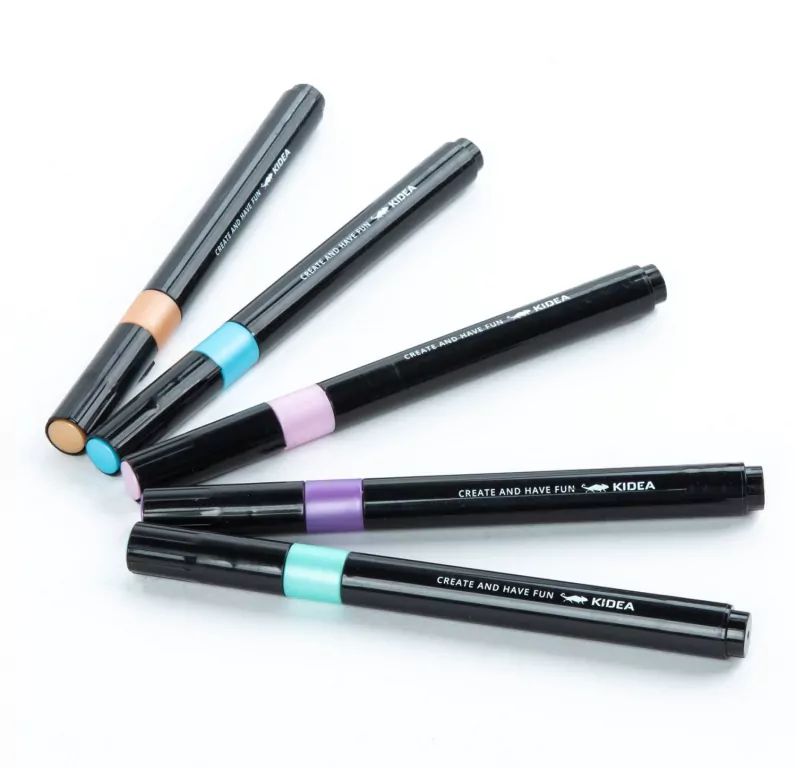 Markery metaliczne 5 kolorów KIDEA - tantis.pl