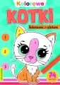 Kotki. Kolorowanie z cyferkami - tantis.pl