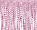 Kurtyna spirale metaliczna różowa 100x200cm - tantis.pl