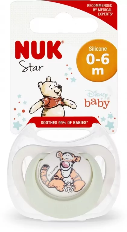 NUK. Star. Smoczek. 0-6 miesięcy - tantis.pl