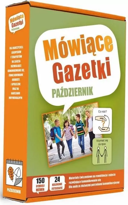 Mówiące Gazetki. Październik- pomoc dydaktyczna - tantis.pl