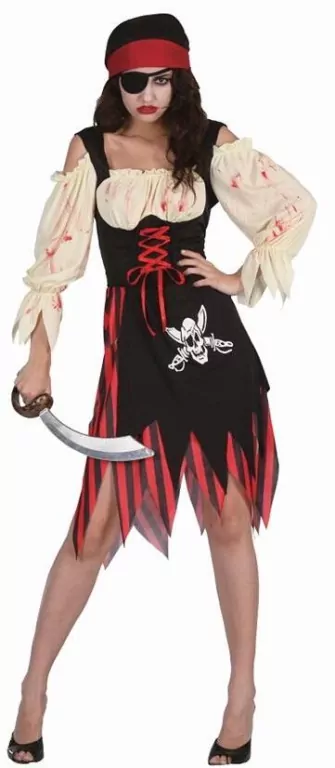 Strój dla dorosłych Grzeszna Piratka rozm. uniw. - tantis.pl