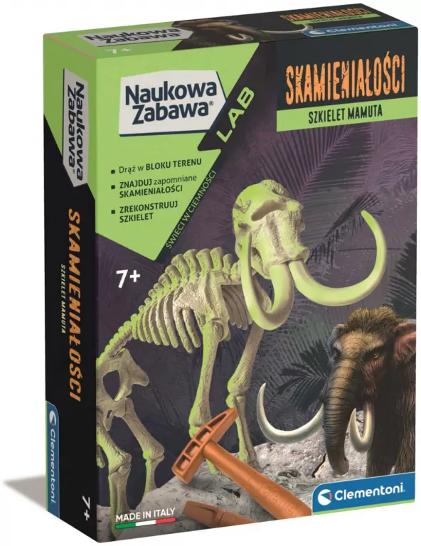 Skamieniałości. Naukowa zabawa. Mamut - tantis.pl