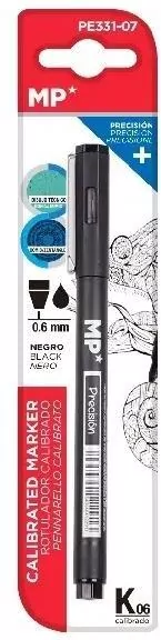 Marker precyzyjny kaligraficzny 0,6mm czarny - tantis.pl