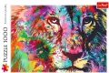 Puzzle 1000 Kolorowy lew 10707 - tantis.pl
