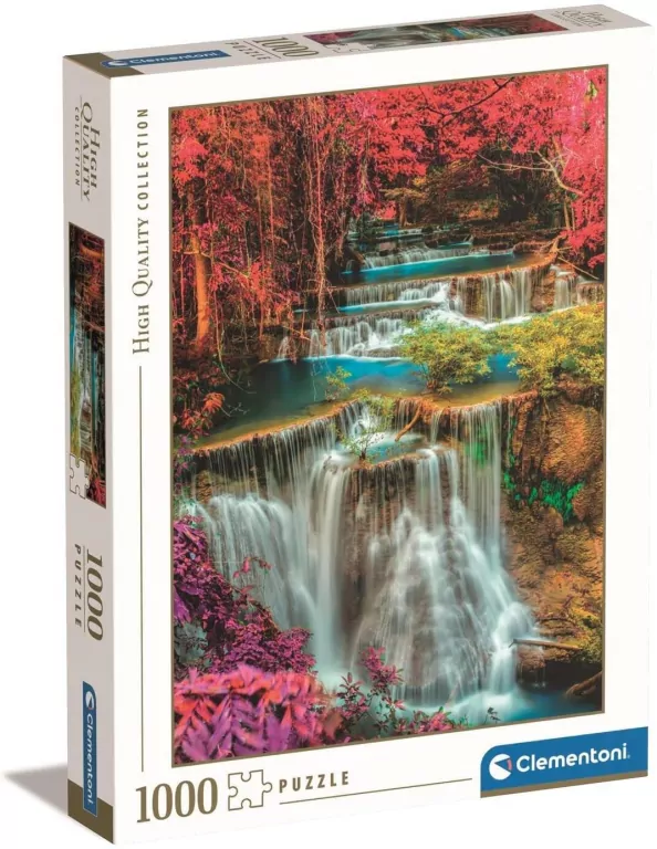 Puzzle 1000 HQ Colourful Thai falls - tantis.pl