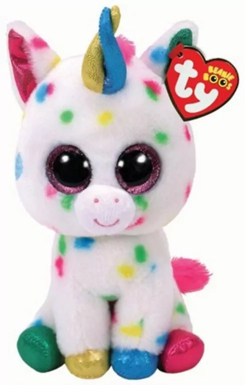 Beanie Boos Harmonie. Tęczowy jednorożec - tantis.pl